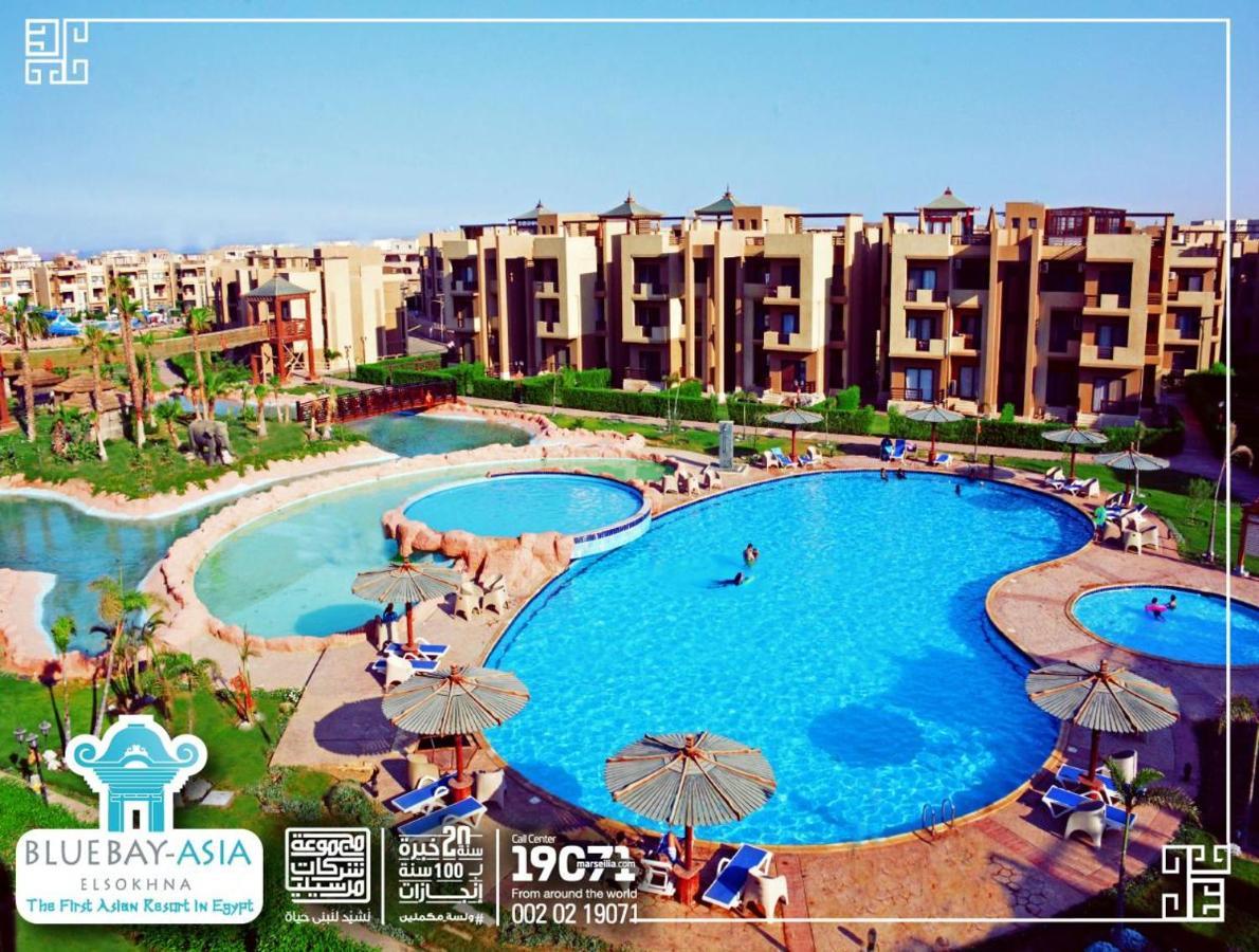 Amazing Chalet At Bluebay Asian Resort Pool View - Families Only Ain Sukhna Ngoại thất bức ảnh